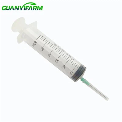プラスチック動物用注射器 60ml